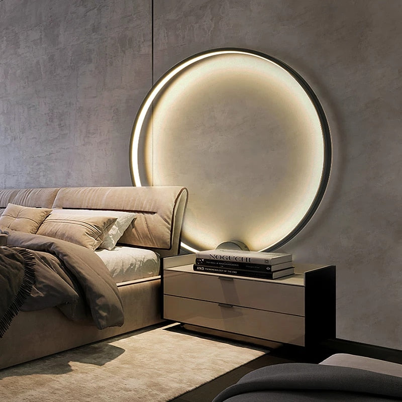 Moderne minimalistische ring LED wandlamp Luna