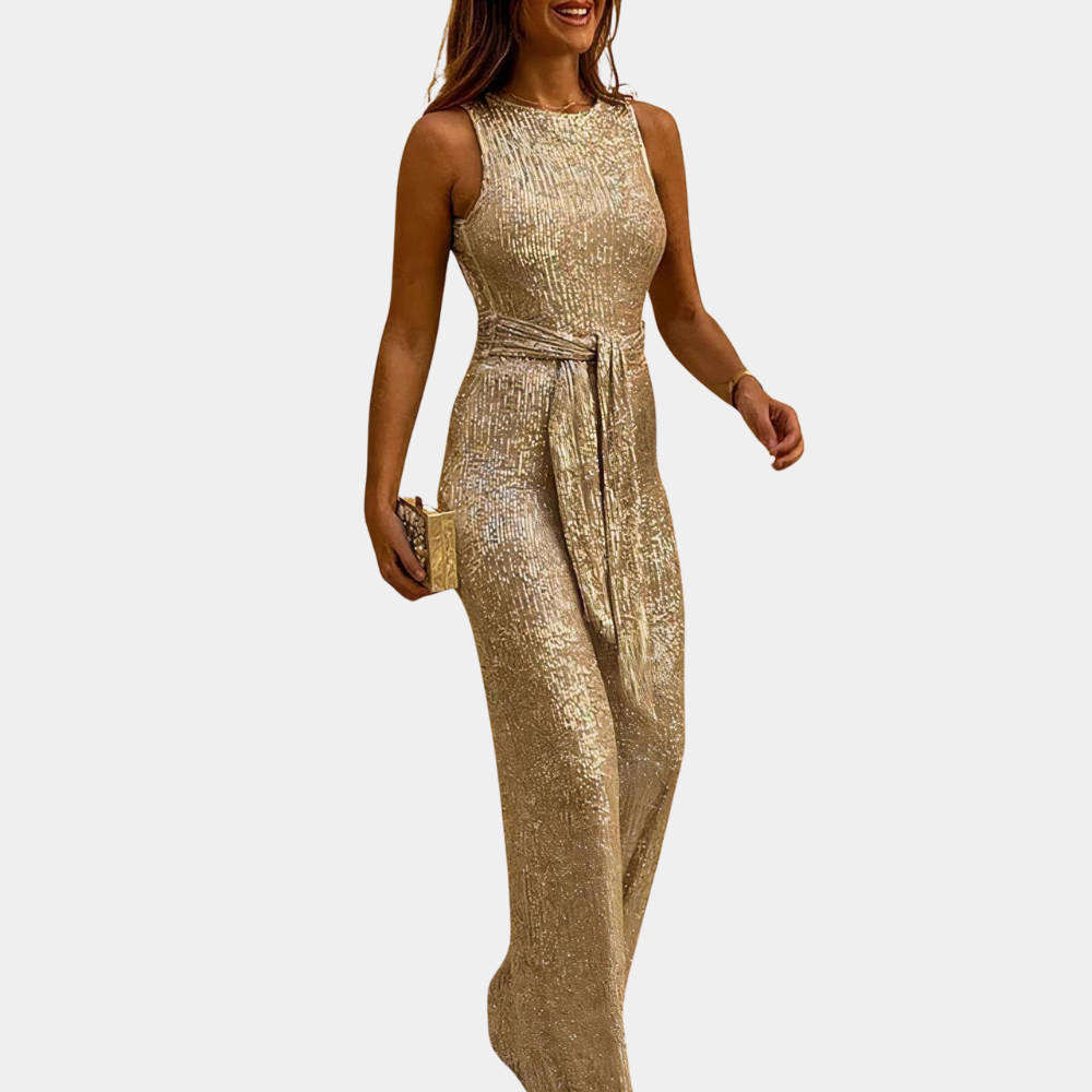 Sophie | Glitter dames jumpsuit