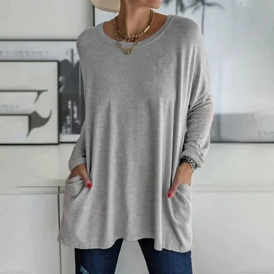 Nataly - Elegante Oversized Tuniek met Zakken