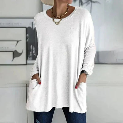Nataly - Elegante Oversized Tuniek met Zakken