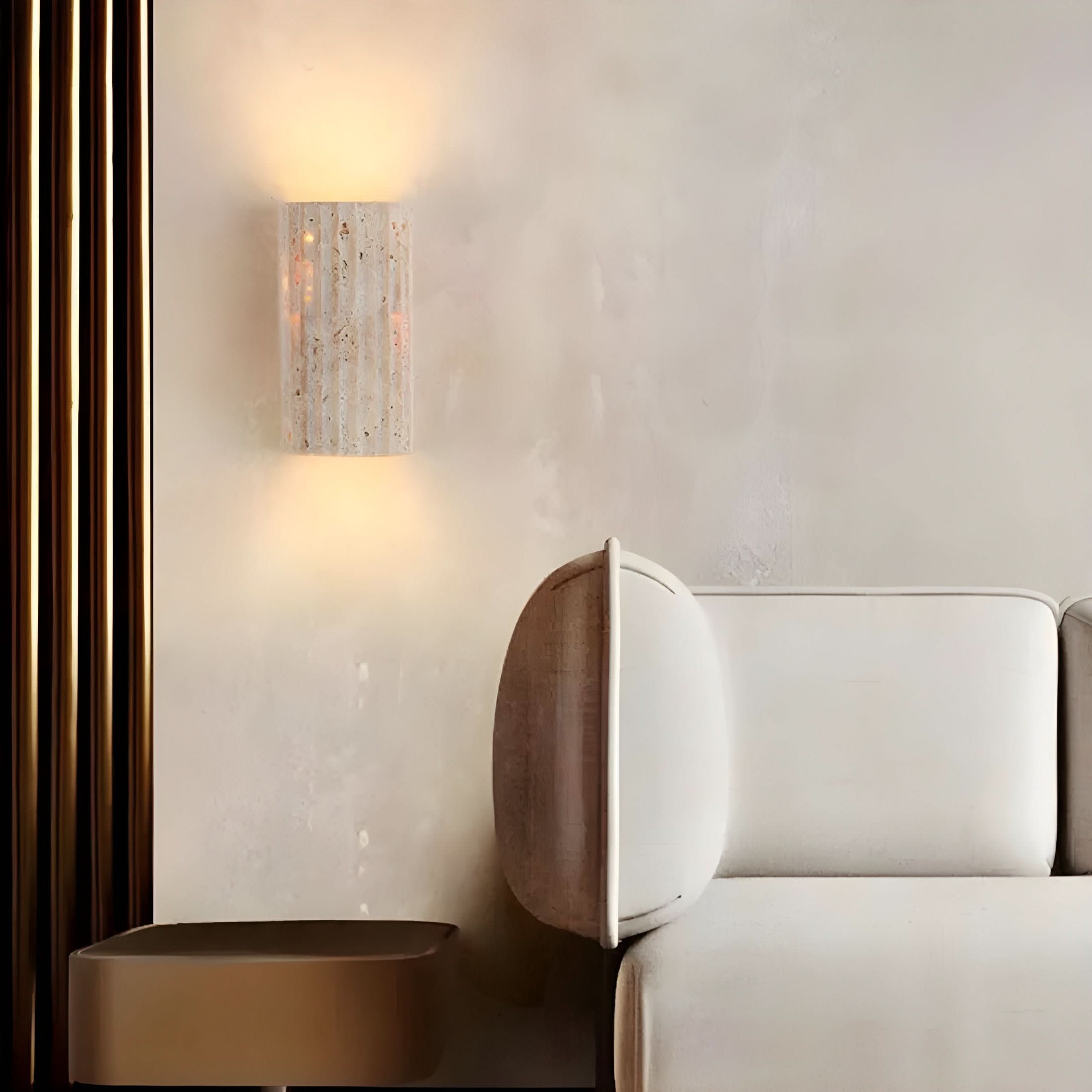 Cireon - Natural Stone LED Wall Sconce Light