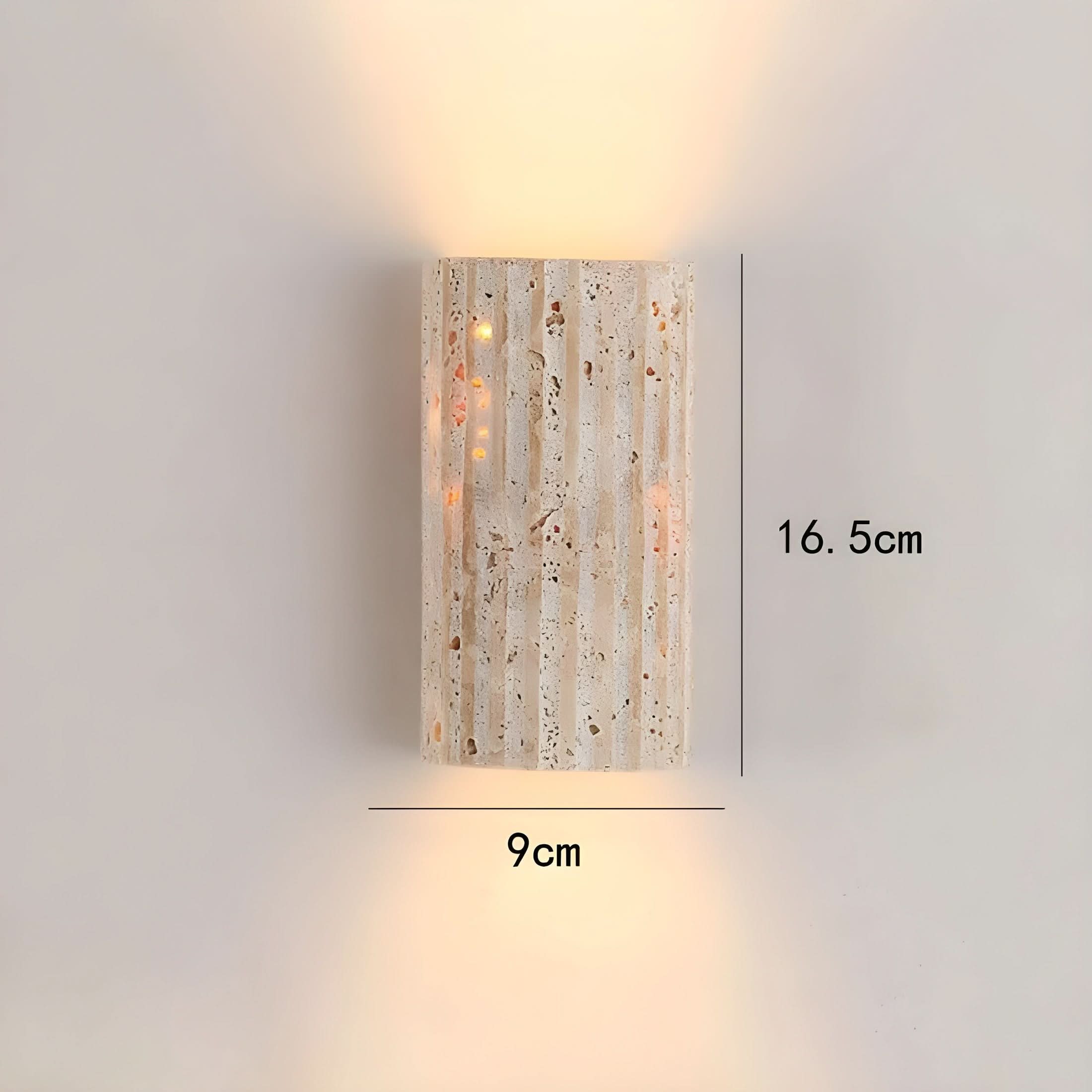 Cireon - Natural Stone LED Wall Sconce Light