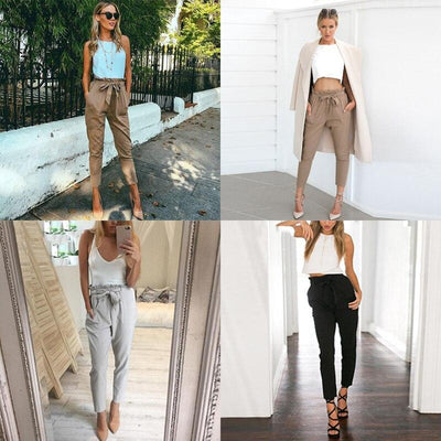 Eleanor - High-waisted harem pants