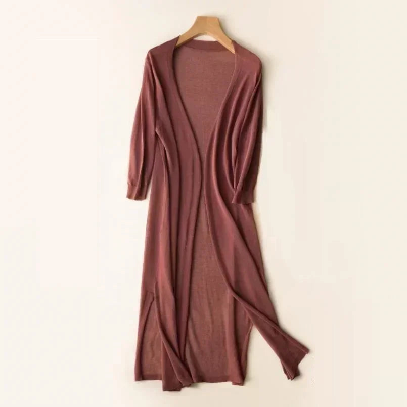 Junae - Lightweight Elegant Long Cardigan