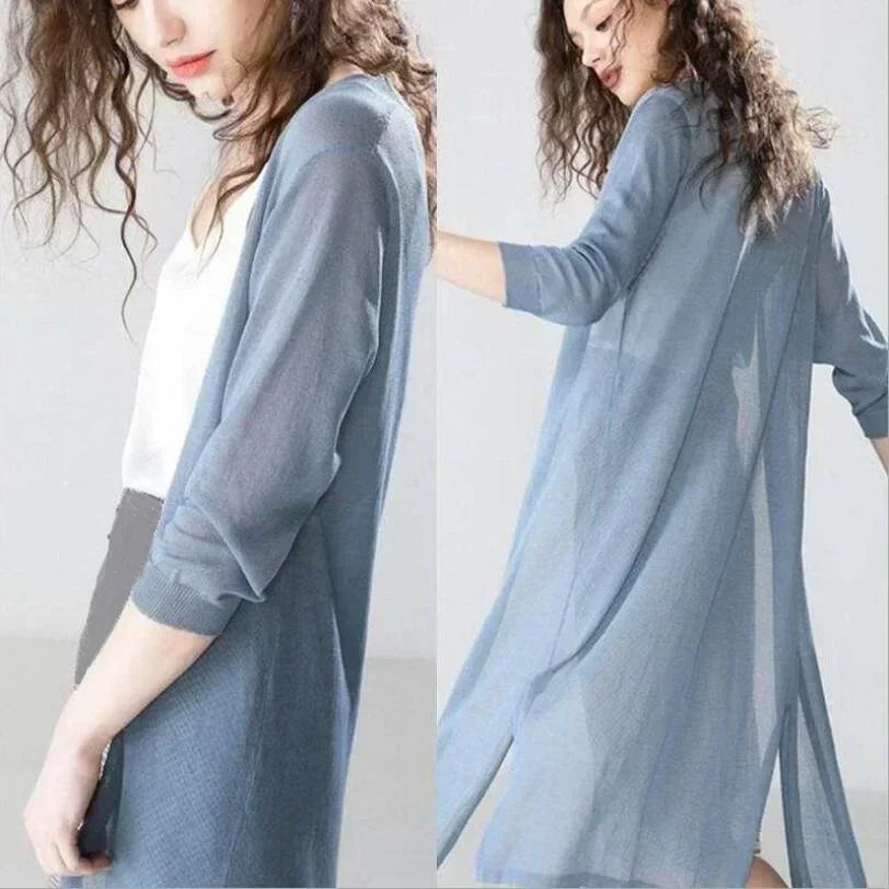 Junae - Lightweight Elegant Long Cardigan