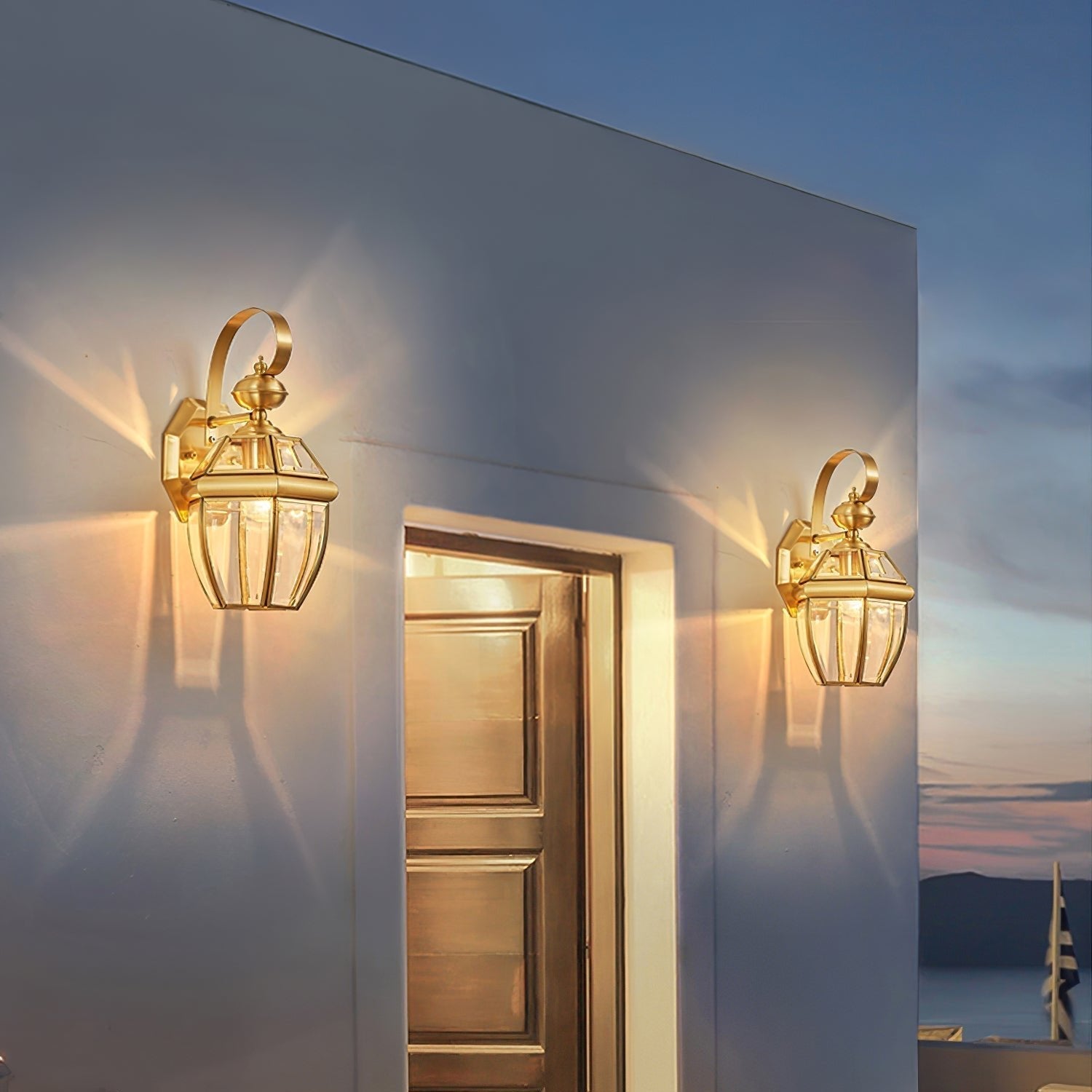Ardelyn - Retro IP65 Waterproof Outdoor Lantern Wall Light