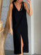Nicole | Stijlvolle Midi-Jurk met Elegante Split