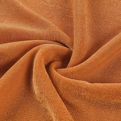 Ashley - elegante bodycon oranje midi-jurk