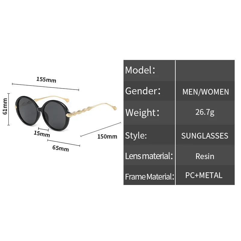 Octavia – Ronde Zonnebril Voor Dames – Stijlvol & Licht