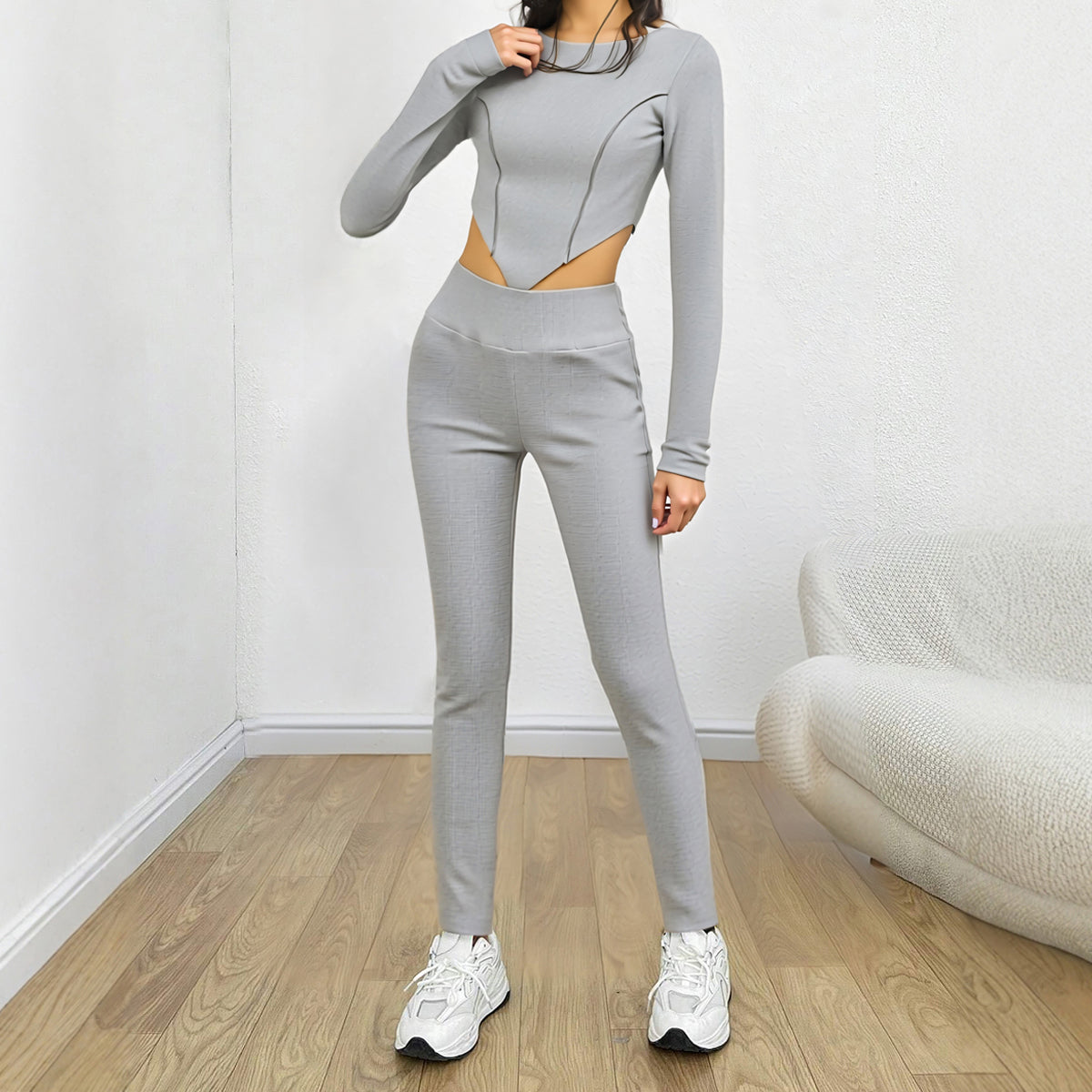 Nina | Trendy Twee-Delig Set met Moderne Snit