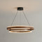 Nisora - Double Ring LED Glow Chandelier