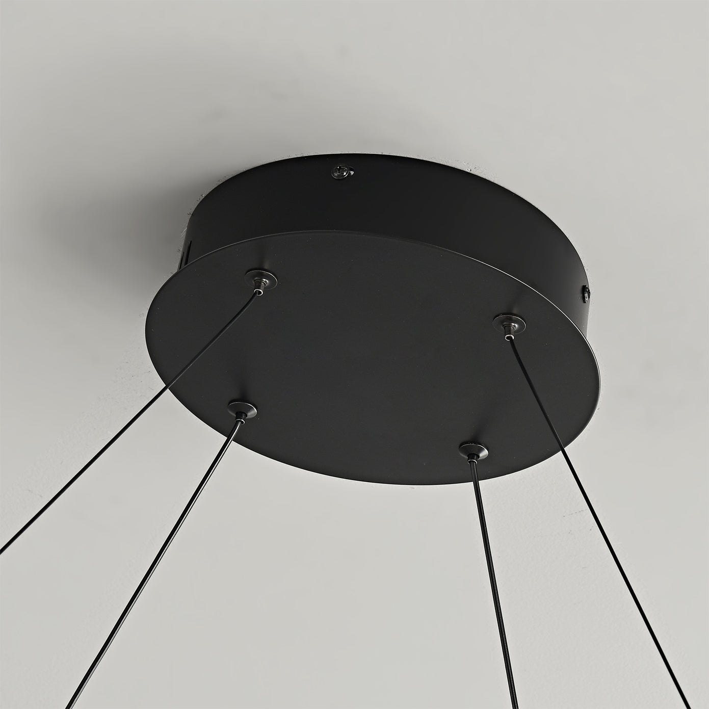 Nisora - Double Ring LED Glow Chandelier
