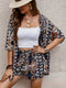 Noa | Bohemian Tweedelige Set met Kimono en Short
