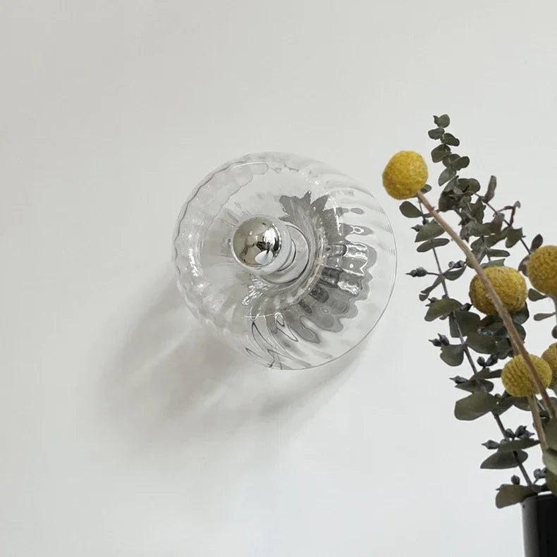 Beliora – Nordic Bauhaus Glass Round LED Wall Light