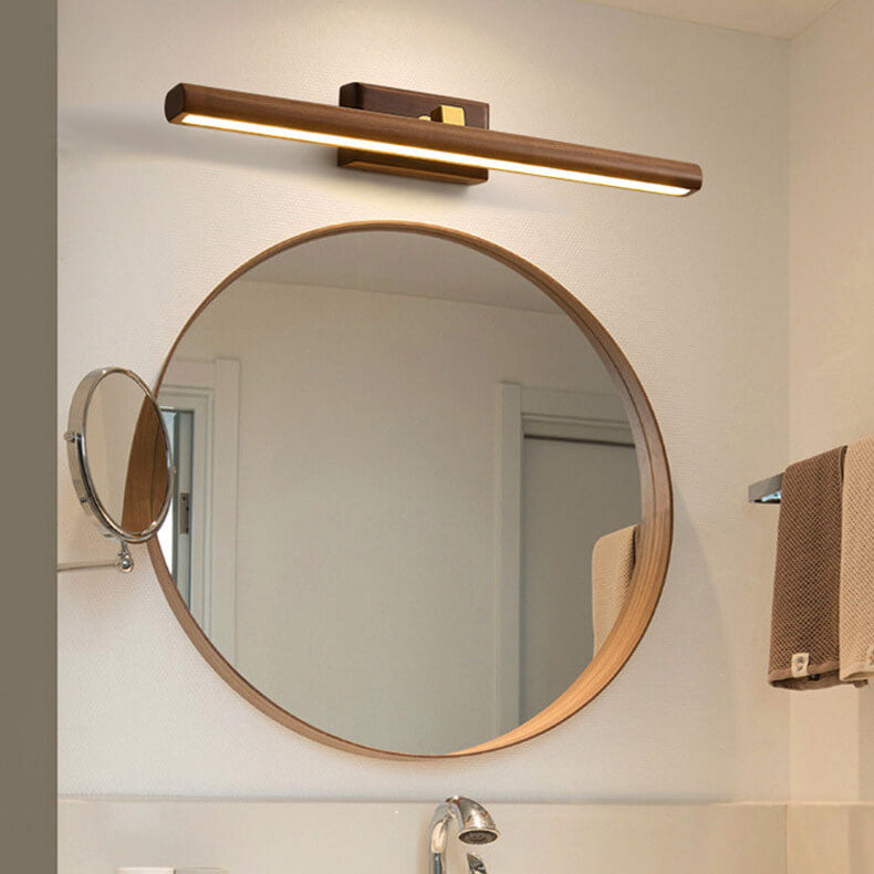 Walnora – Nordic Walnut Cylinder LED Wall Sconce 1 Light