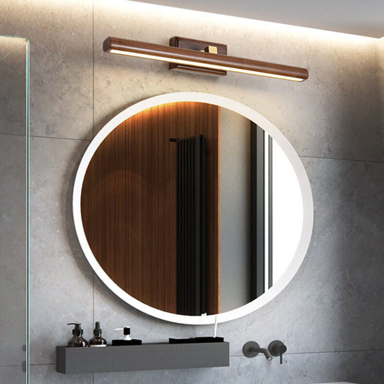 Walnora – Nordic Walnut Cylinder LED Wall Sconce 1 Light