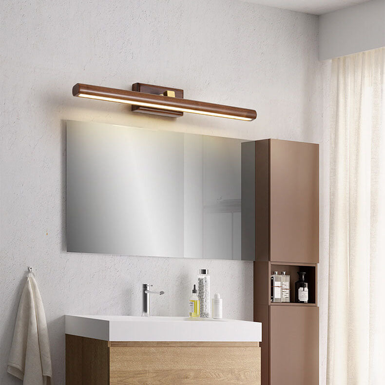 Walnora – Nordic Walnut Cylinder LED Wall Sconce 1 Light