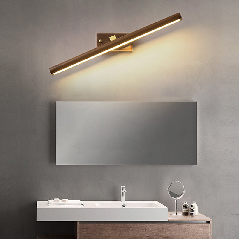 Walnora – Nordic Walnut Cylinder LED Wall Sconce 1 Light