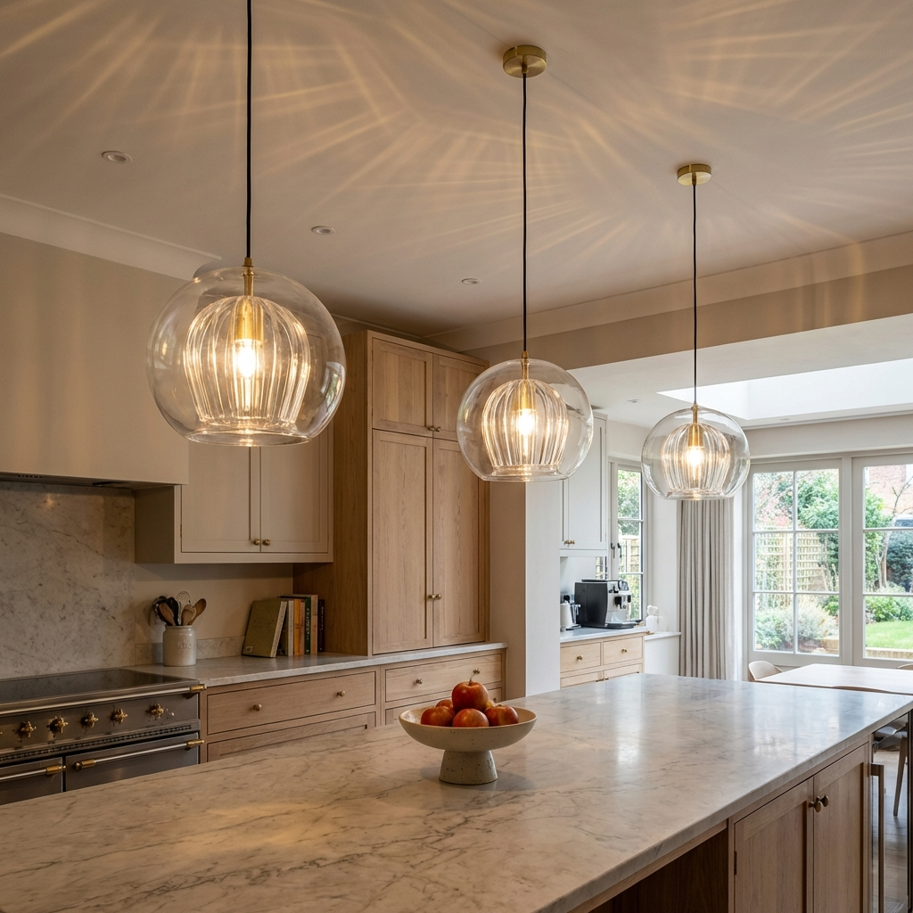 Liorna - Nordic Spherical Glass Pendant Light