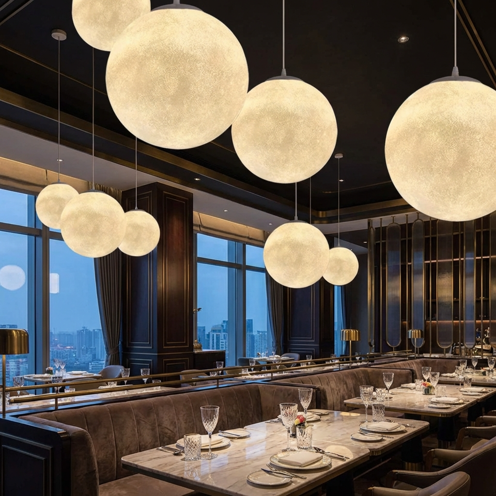 Lunaric - Nordic Moon Pendant Ceiling Light