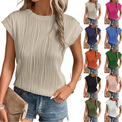 Aurelina - Casual Rond Hals Tops voor Vrouwen