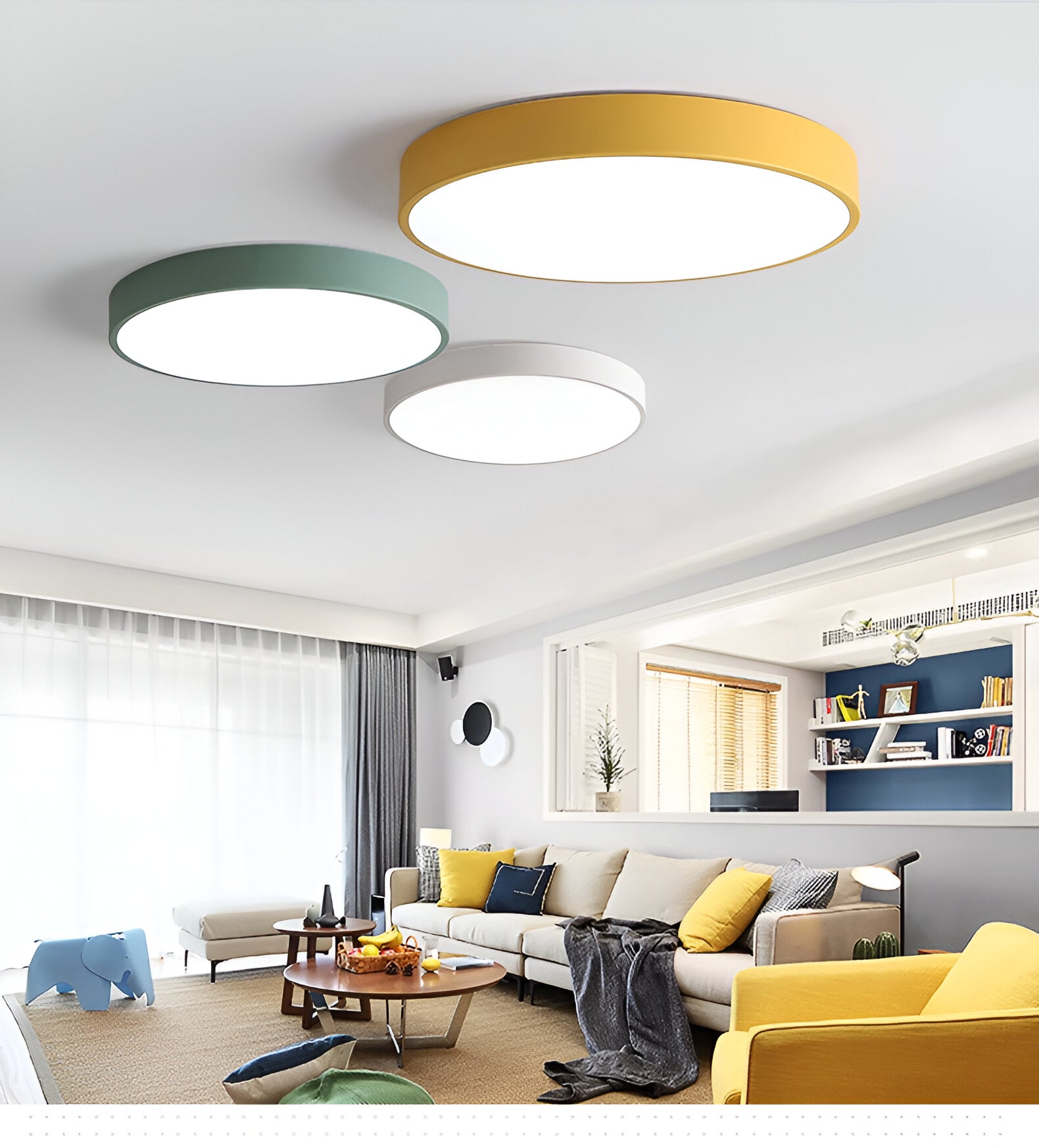 Denrad – Modern LED Ceiling Light with Acrylic Shade