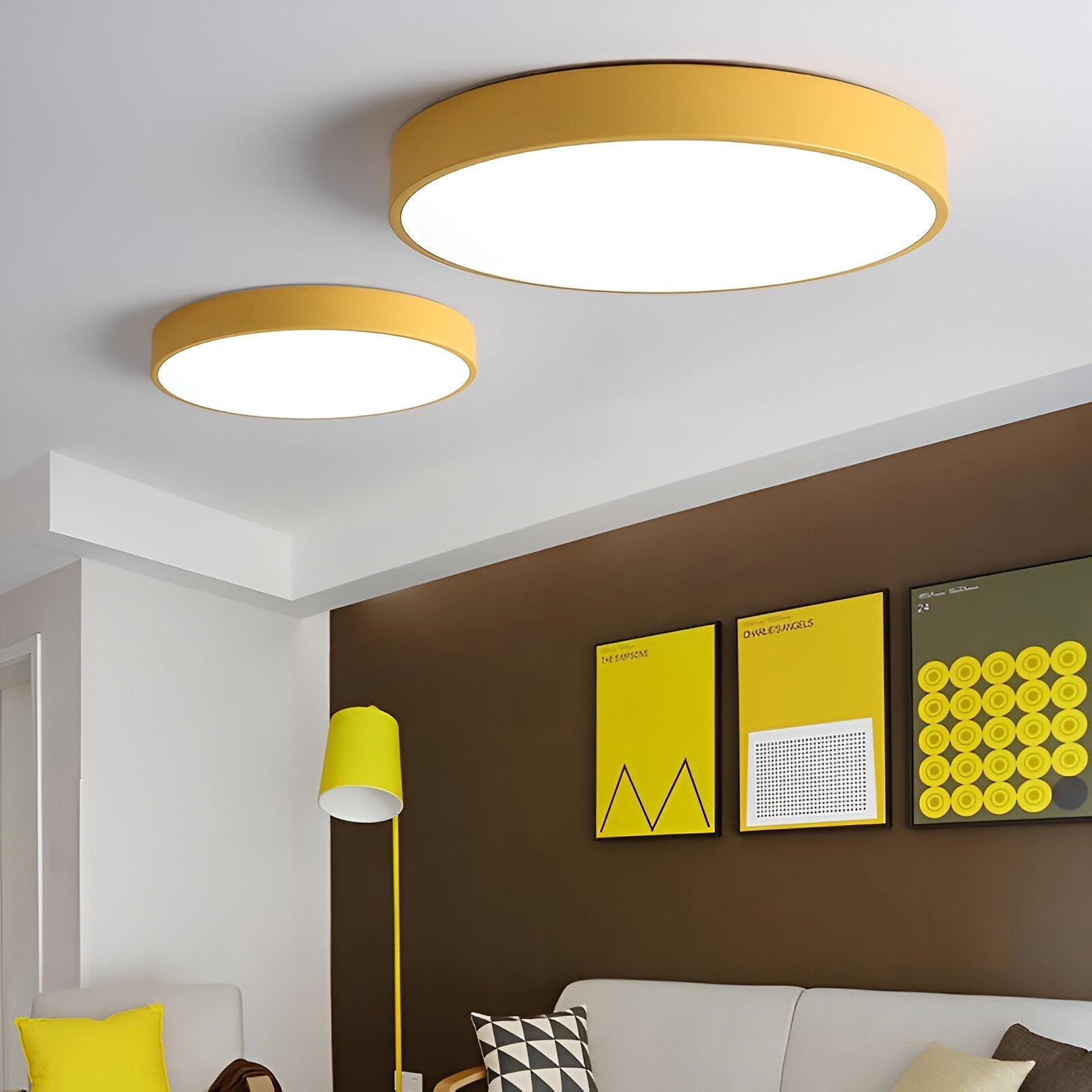 Denrad – Modern LED Ceiling Light with Acrylic Shade