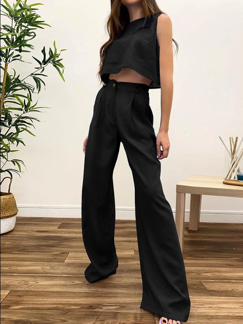 Esther - Boho two-piece trouser set 