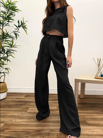 Esther - Boho two-piece trouser set 