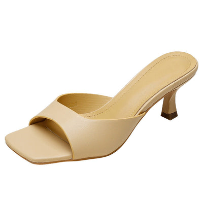 Karoline - Classic summer heels in French style