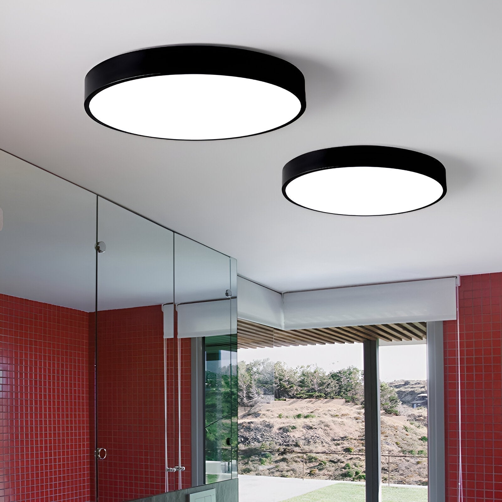 Denrad – Modern LED Ceiling Light with Acrylic Shade