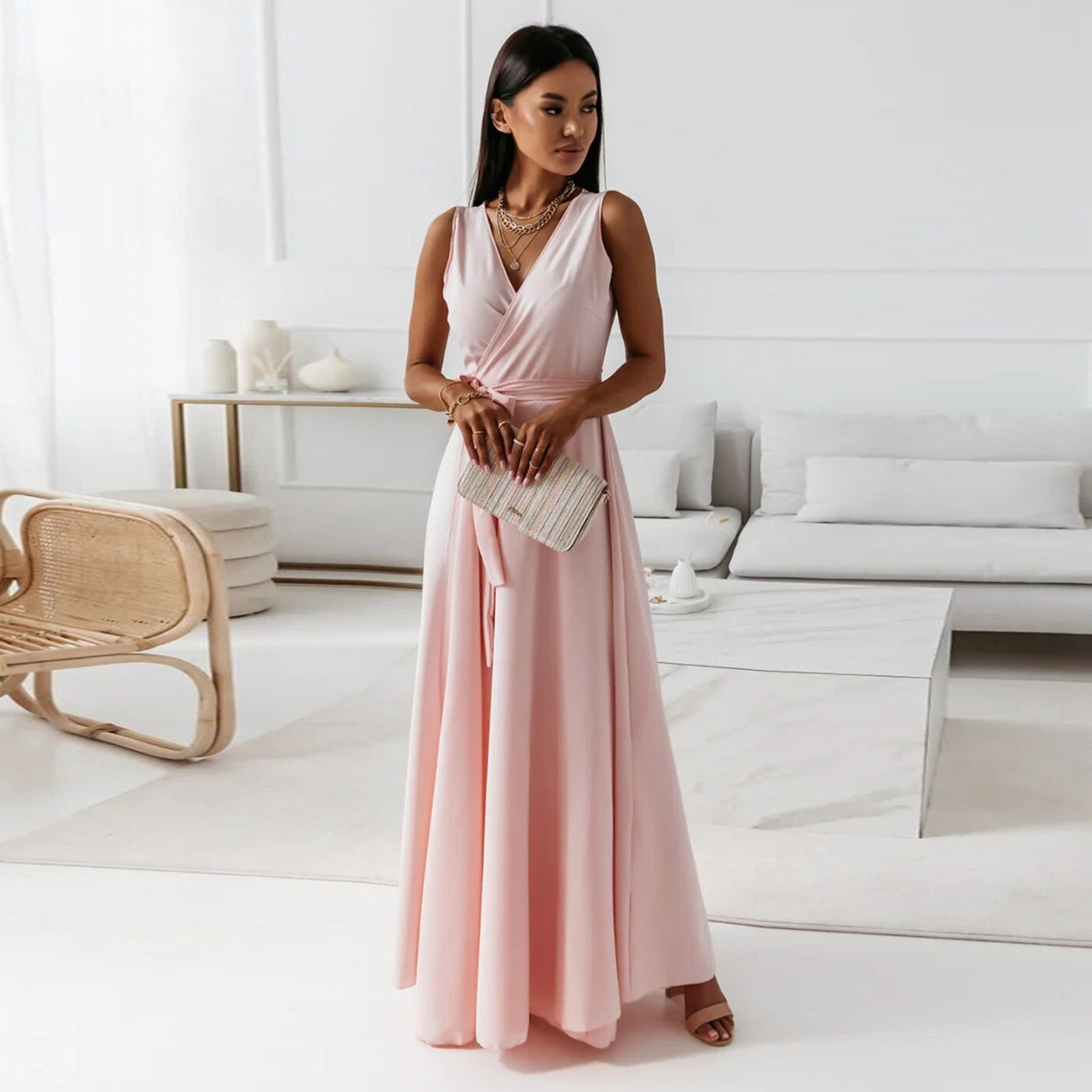 Kaelyn - elegante chique wikkeljurk