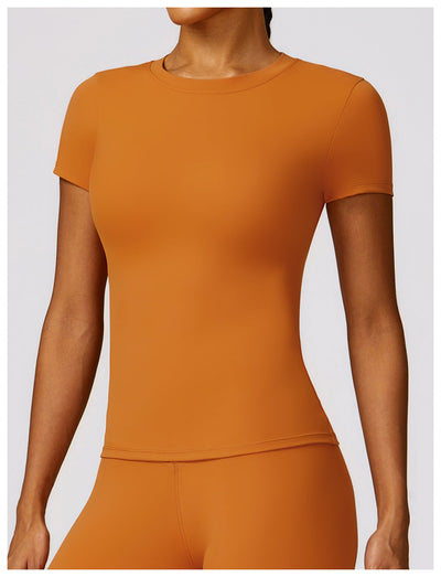 Gabriella - 2-Piece Shaping Gym Set with Short Sleeves