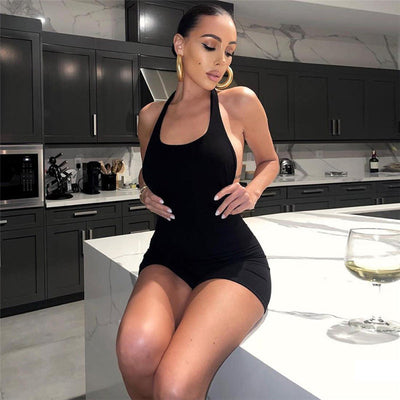 Valentina - Sexy Halternek Jumpsuit