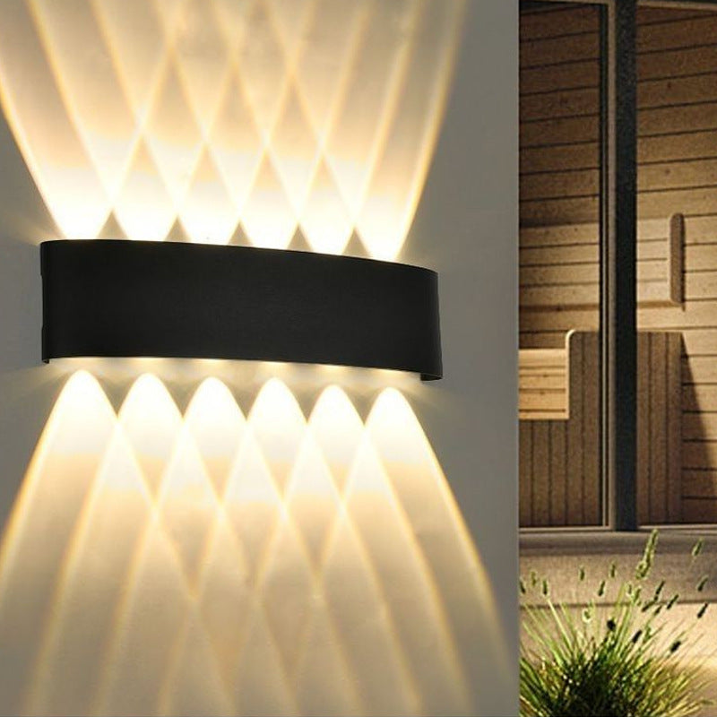 Luxara - Minimalist Outdoor Wall Light Rectangular Weatherproof