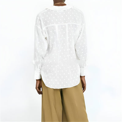 Coline - Elegante Blouse met Stippen