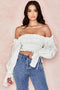 Helivienne - White Off-Shoulder Top