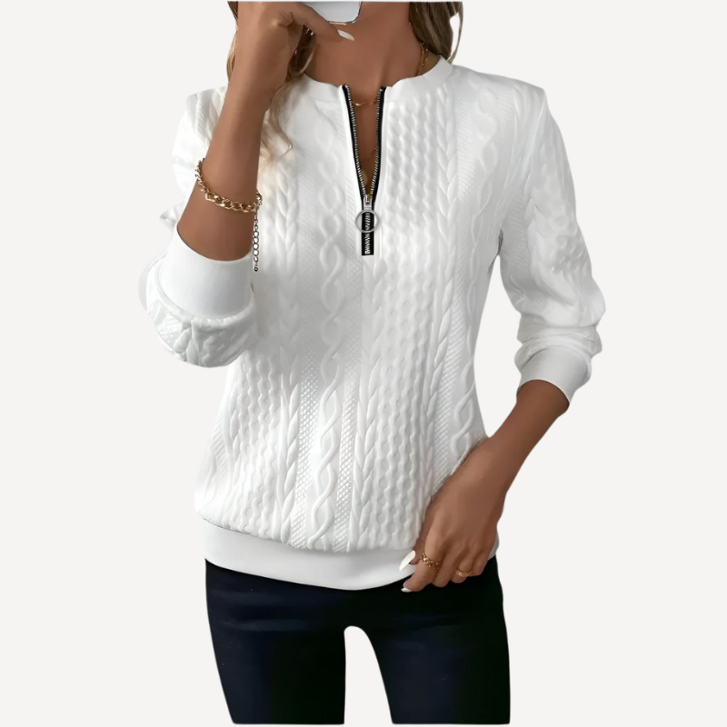 Elegante & Warme Damen Trui Gemaakt van een Premium Mix