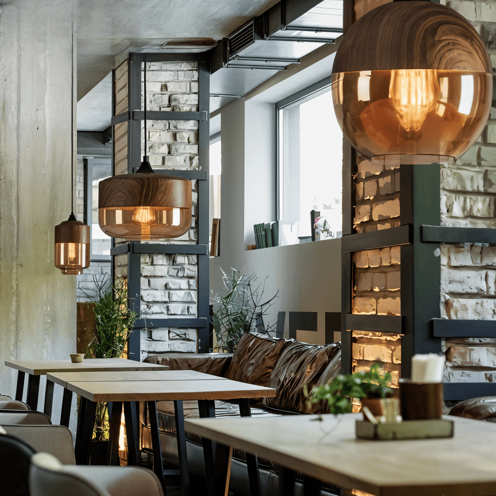 Nelyn – Retro Glass Pendant Light Height Adjustable