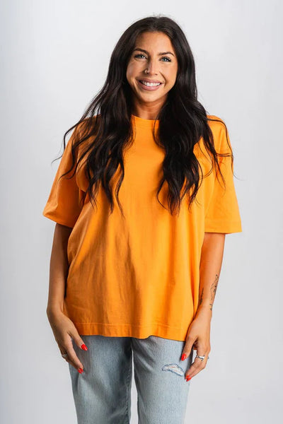 Oranje oversized T-shirt