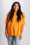 Oranje oversized T-shirt