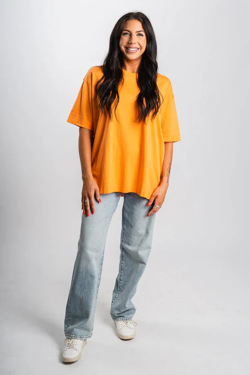 Oranje oversized T-shirt