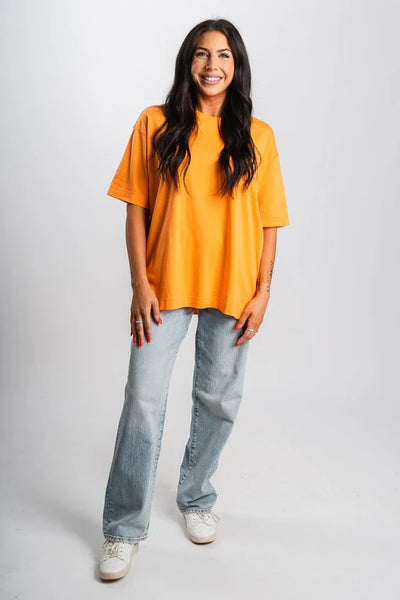 Oranje oversized T-shirt