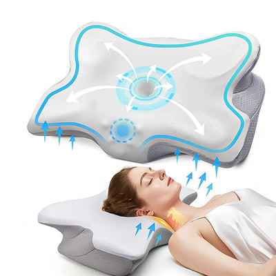 OrthoSleep Pro - Ergonomisch orthopedisch kussen voor nek- en rugpijnvrije nachten