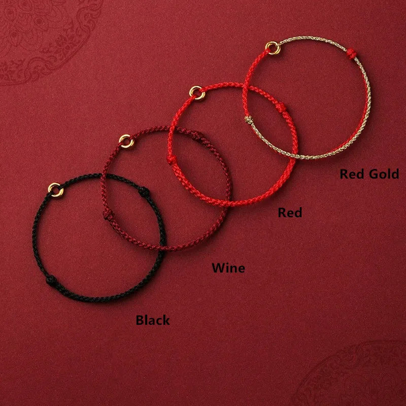 Jalena - Handwoven Gold Circle Bracelet