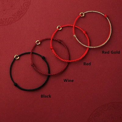 Jalena - Handwoven Gold Circle Bracelet