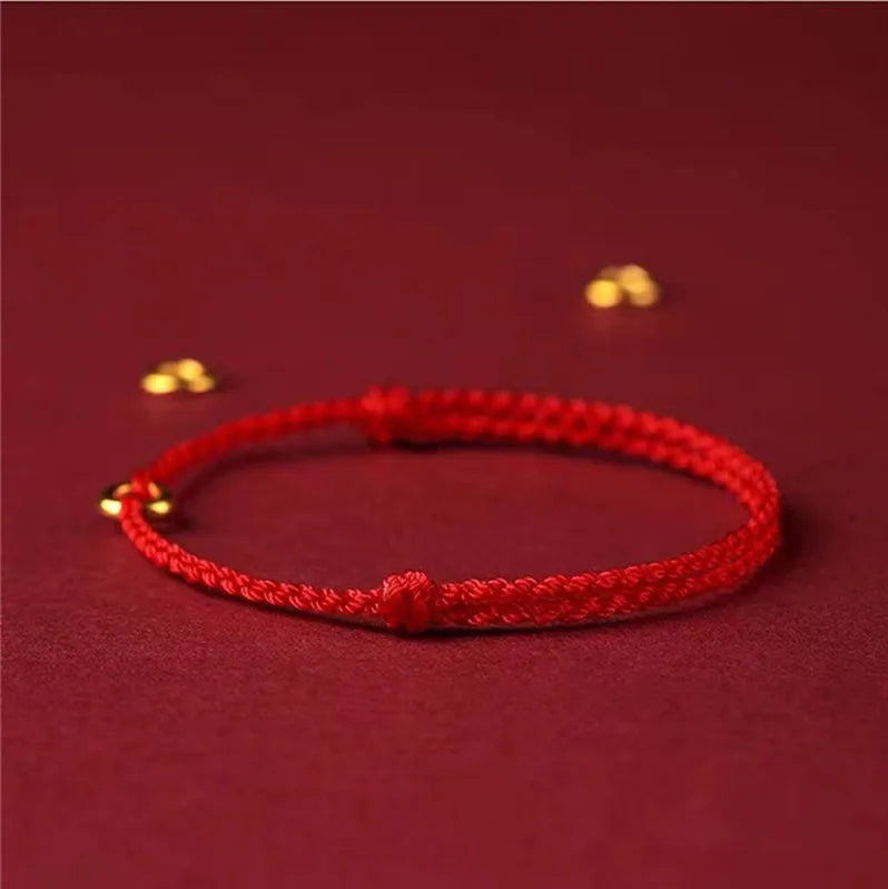 Jalena - Handwoven Gold Circle Bracelet