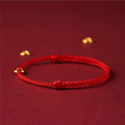 Jalena - Handwoven Gold Circle Bracelet