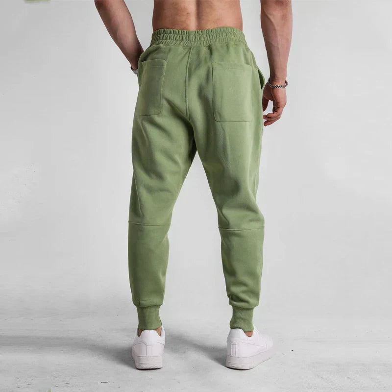 Sportieve katoenen joggingbroek voor heren