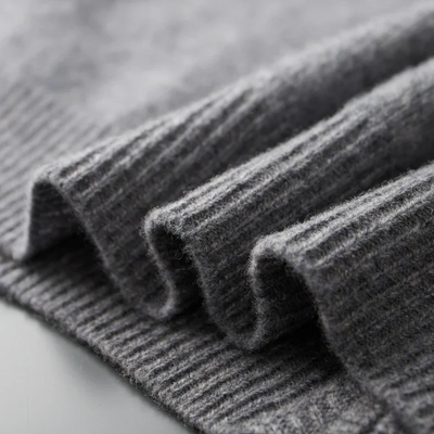 Merino - Heren wollen vest met rits